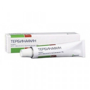 ТЕРБИНАФИН 1% 15Г. КРЕМ Д/НАРУЖ.ПРИМ. ТУБА /ВЕРТЕ/