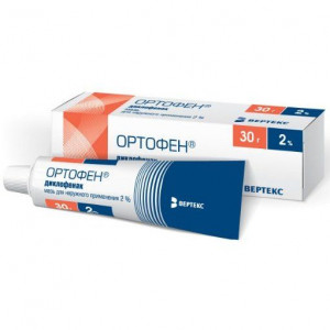 ОРТОФЕН 2% 30Г. МАЗЬ Д/НАРУЖ.ПРИМ. /ВЕРТЕ/
